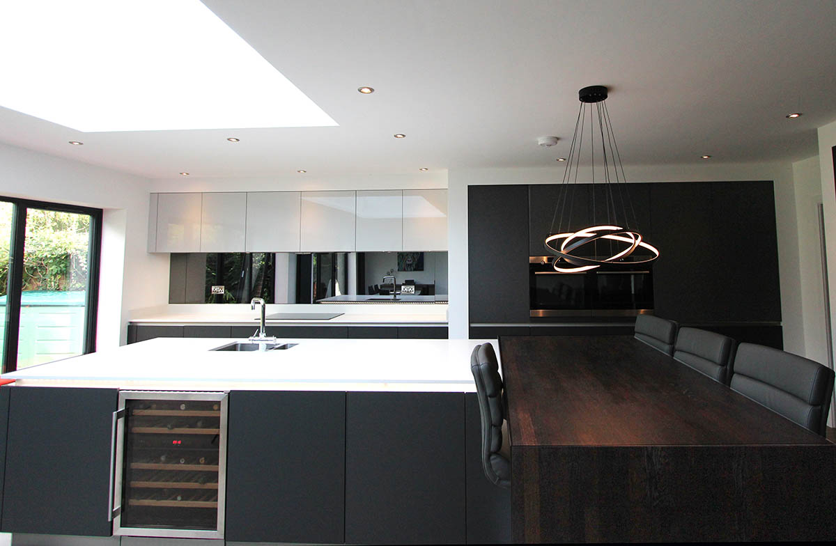 Schuller Kitchens - Lava Black Matt by Studio5 - island